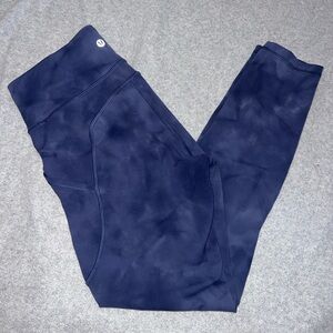 lululemon Invigorate High-Rise Leggings 25" Navy diamond dye